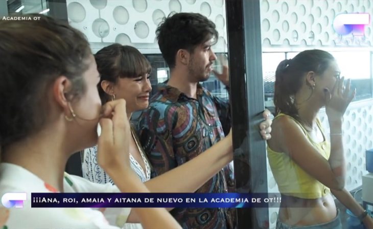 Amaia, Aitana, Roi y Ana Guerra no pueden dejar de llorar durante su visita a la Academia