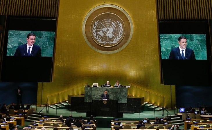 Sánchez ha asistido al foro de la Asamblea General de la ONU tras cuatro años de ausencia del Ejecutivo de Mariano Rajoy