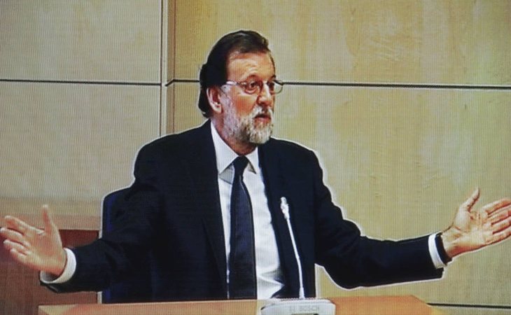 Rajoy declaró como testigo de la Gürtel y su partido finalmente fue condenado como partícipe a título lucrativo