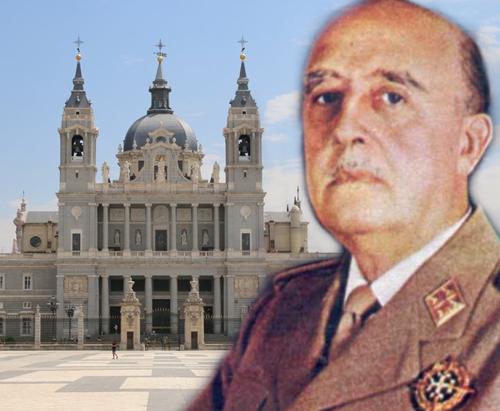 Enterrar a Franco en La Almudena viola las normas de El Vaticano