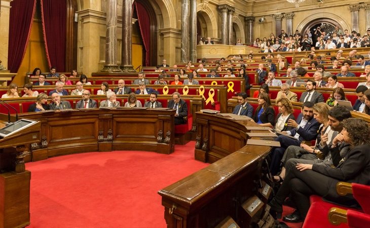 Los plenos del Parlament han estado suspendidos durante los últimos meses