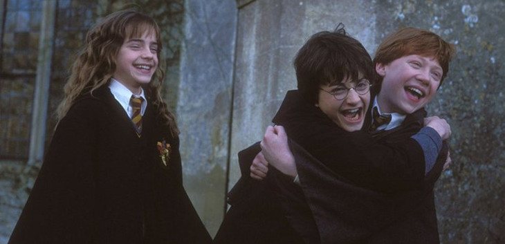 Harry, Ron y Hermione 
