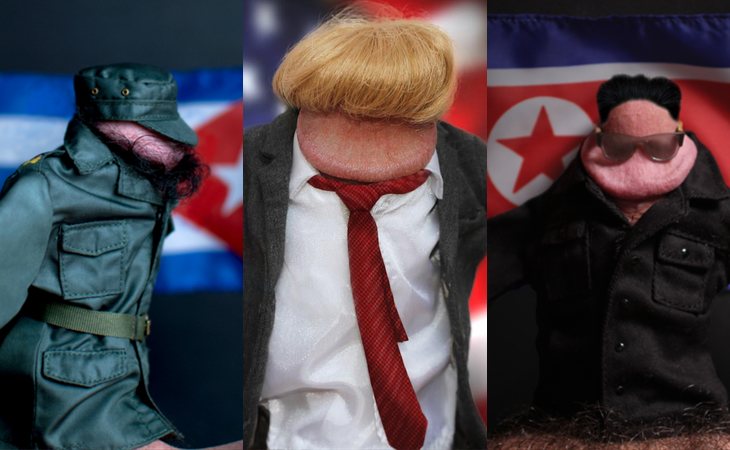 Fidel Cockstroke, 'The Dick' y Kim Dong-un