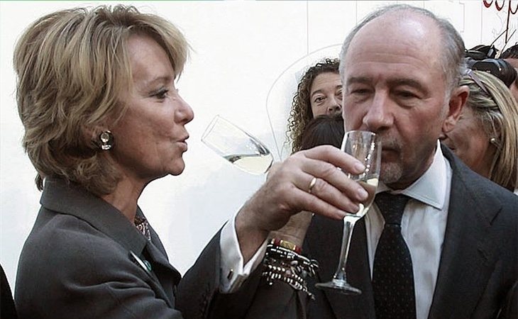 Esperanza Aguirre ha lamentado la entrada de Rodrigo Rato en prisión