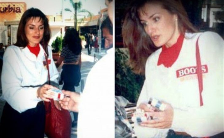 Letizia Ortiz vendiendo tabaco en México