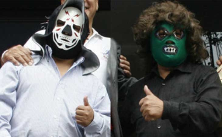 La Parkita y El Espectrito, dos luchadores singulares