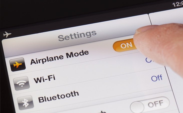 El modo avión en los ajustes del móvil