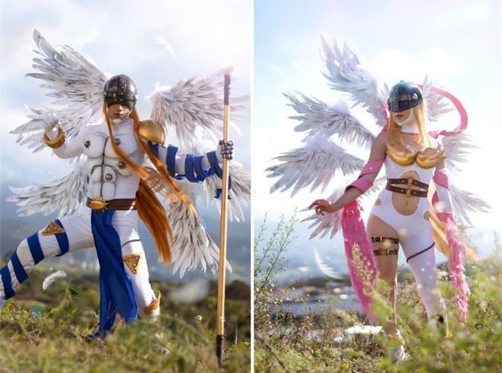 Angemon y Angewomon | Rocha86