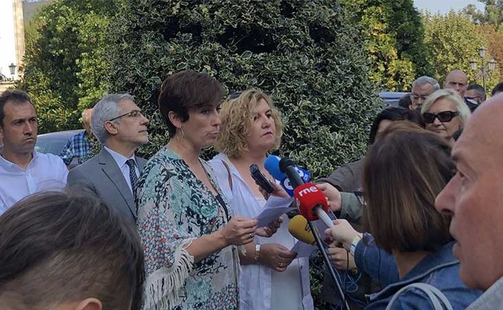 La alcaldesa Ana Díaz ante los medios de comunicaci´ón