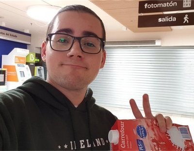 La viral y loca historia de Sebas, el youtuber que se quedó atrapado en un Carrefour
