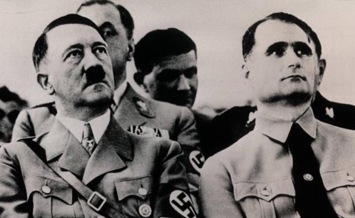 Adolf Hitler y Rudolf Hess