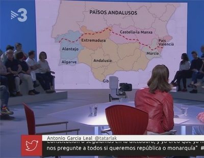 TV3 reivindica los 'Países Andaluces': "De Badajoz hacia abajo, hablamos todos igual"