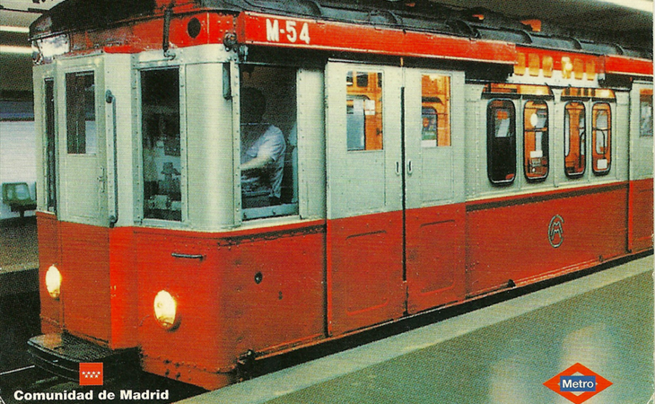 Los trenes originales del Metro de Madrid circularon hasta la década de 1990