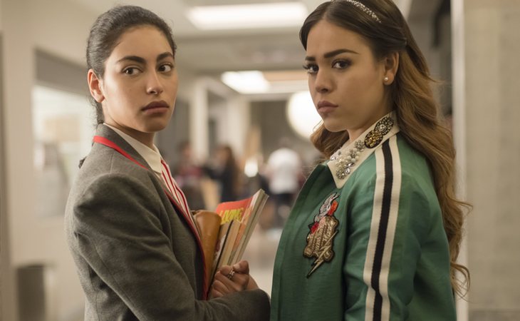 Nadia y Lucrecia, grandes enemigas en 'Élite'