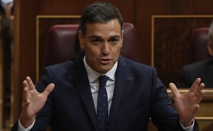 Pedro Sánchez en el Parlamento