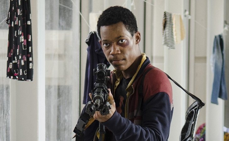 Tyler James Williams como Noah en 'The Walking Dead'