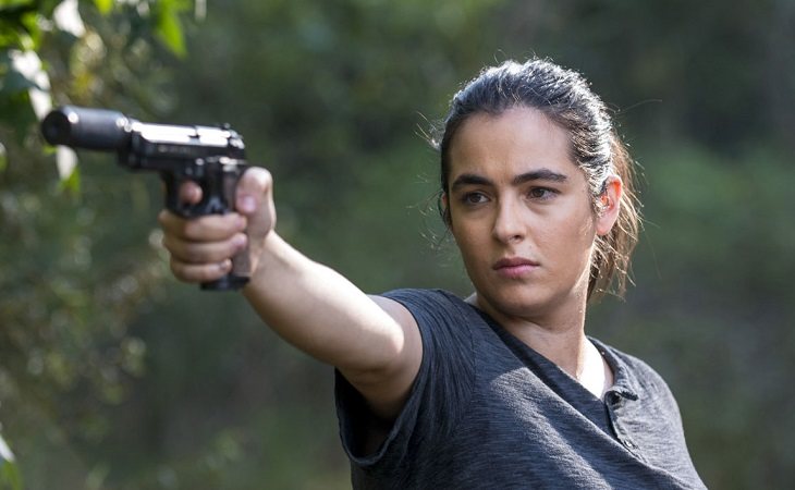 Alanna Masterson como Tara en 'The Walking Dead'