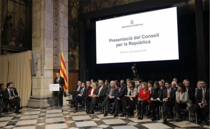 Presentación del Consell a cargo del 'president' Quim Torra