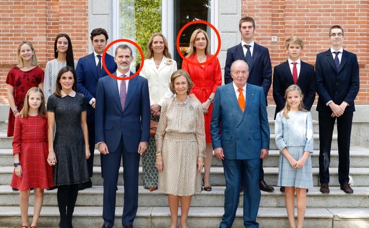 El Rey Felipe ha permitido que la Infanta Cristina vuelva a escenificar su pertenencia a la Familia Real