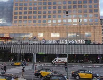 Falsa amenaza de bomba en la estación de Sants en Barcelona