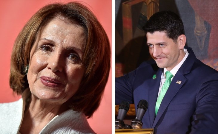 Nancy Pelosi y Paul Ryan