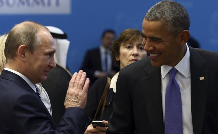 Barack Obama y Vladimir Putin