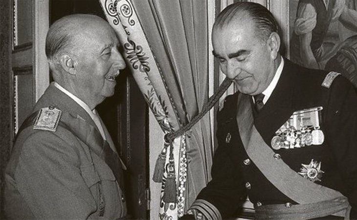 Carrero Blanco con Francisco Franco