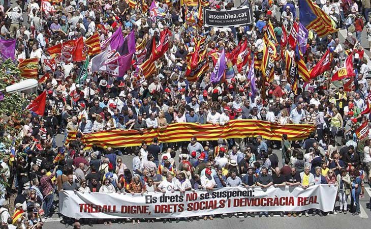 La ANC en la manifestación en defensa de los derechos sociales