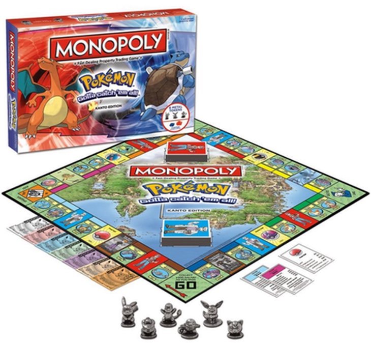 Monopoly Pokémon Región de Kanto | Amazon