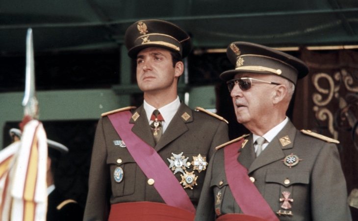 Franco legó la jefatura del Estado al rey Juan Carlos I