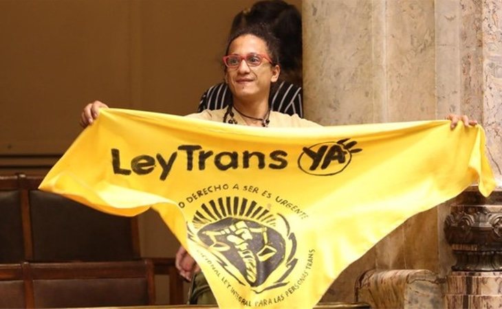 Activista en la Cámara de Diputados uruguaya, último país latinoamericano en crear una ley trans