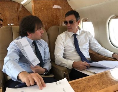 El catering exclusivo y delicatessen del avión presidencial de Sánchez a 120.000 euros