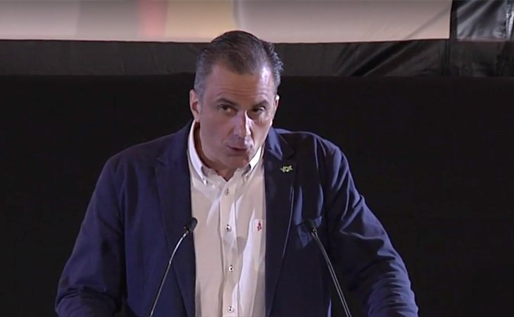 Javier Ortega, secretario general de VOX: 'Hoy empieza un cambio que va a llegar a todo el país'
