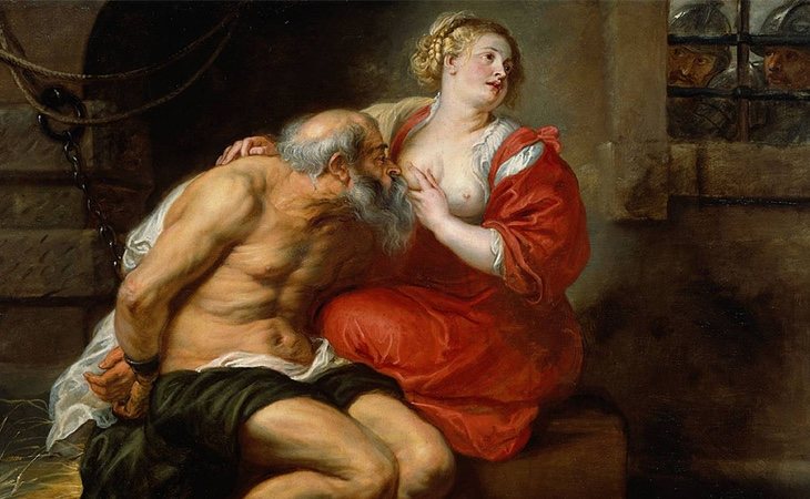 'Cimón y Pero' (1630) de Rubens