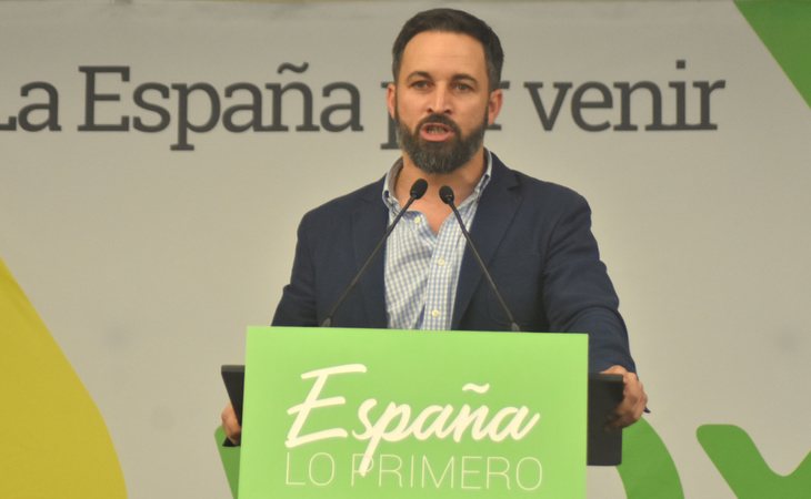 Santiago Abascal ha lanzado proclamas racistas en sus discursos