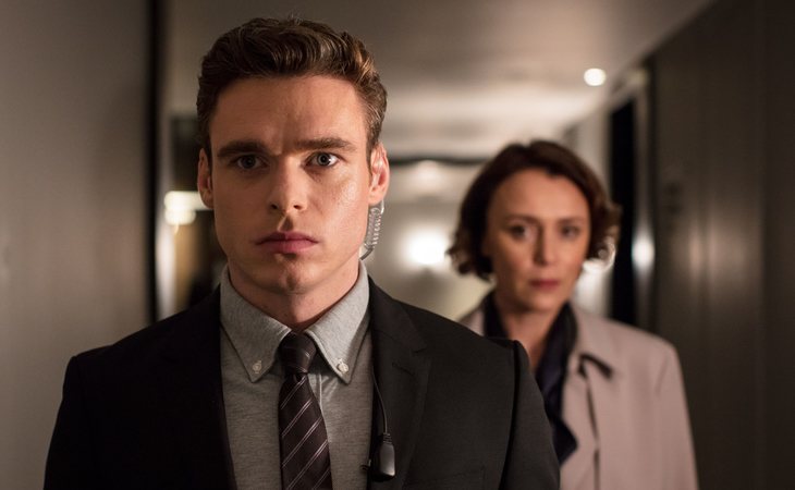 Richard Madden y Keeley Hawes en 'Bodyguard'