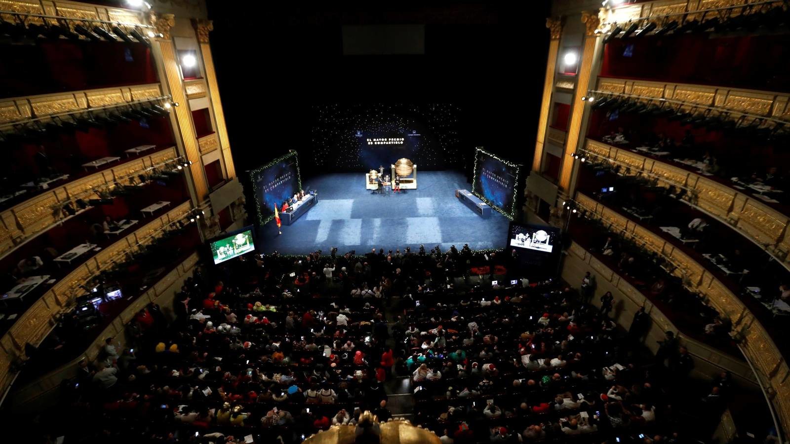 Imagen del Teatro Real de Madrid, donde se celevra cada año el sorteo de Navidad