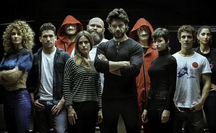 Elenco protagonista de 'La casa de papel'