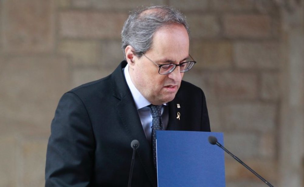 Quim Torra ha mandado una carta a la ONU