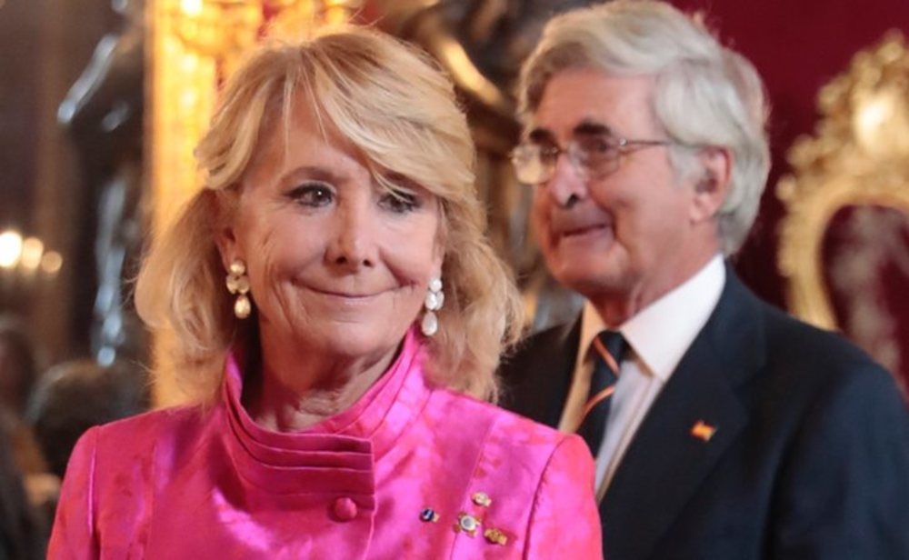 Esperanza Aguirre y su esposo, Fernando Ramírez de Haro