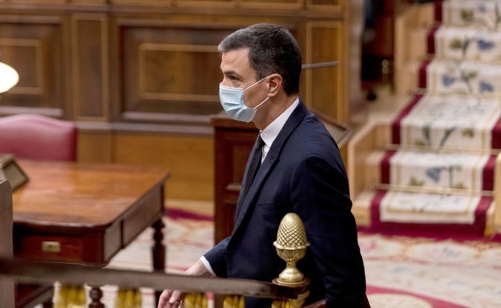 Pedro Sánchez en el Congreso de los diputados