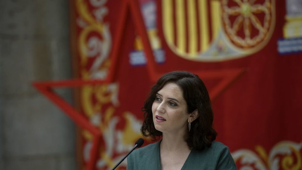 La presidenta de la Comunidad de Madrid, Isabel Díaz Ayuso