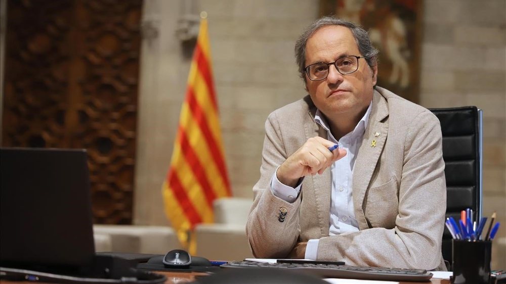 El presidente de la Generalitat, Quim Torra