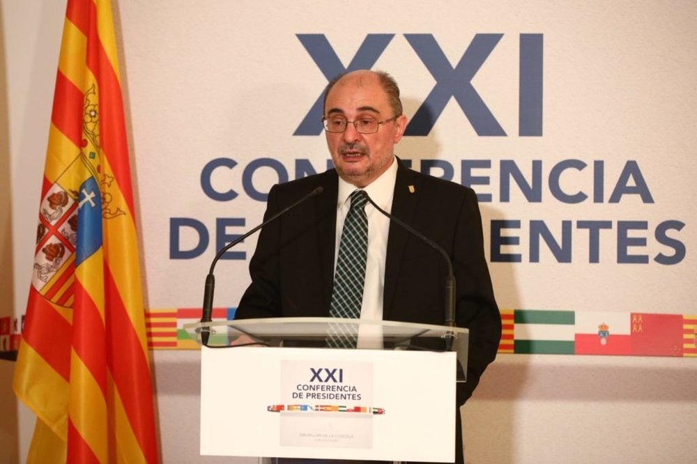 El presidente de Aragón, Javier Lambán