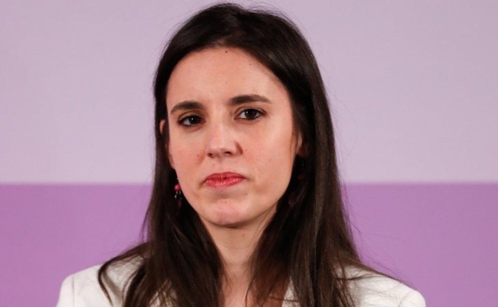 Irene Montero, ministra de Igualdad, dio positivo en coronavirus