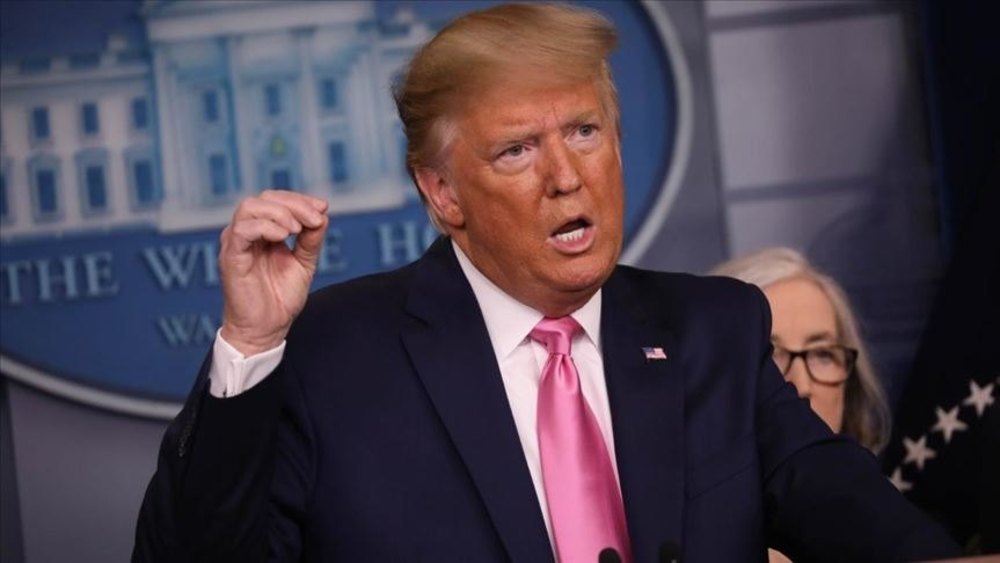 Donald Trump deppende de Florida y Texas