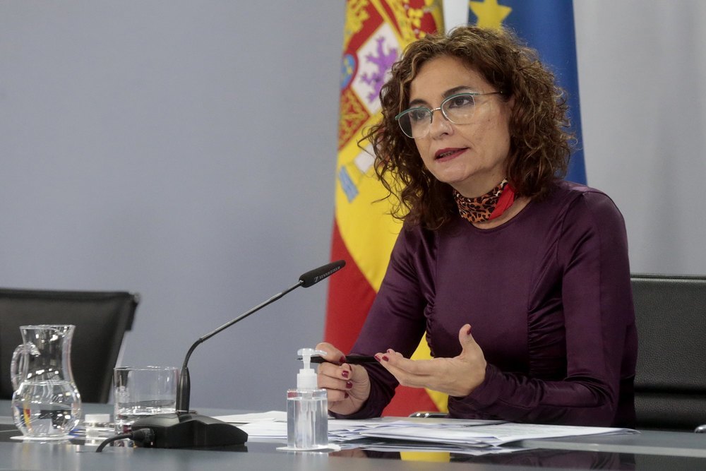 La ministra de Hacienda, María Jesús Montero