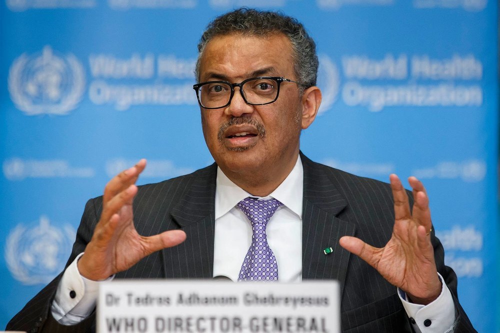 El director general de la Organización Mundial de la Salud (OMS), Tedros Adhanom Ghebreyesus