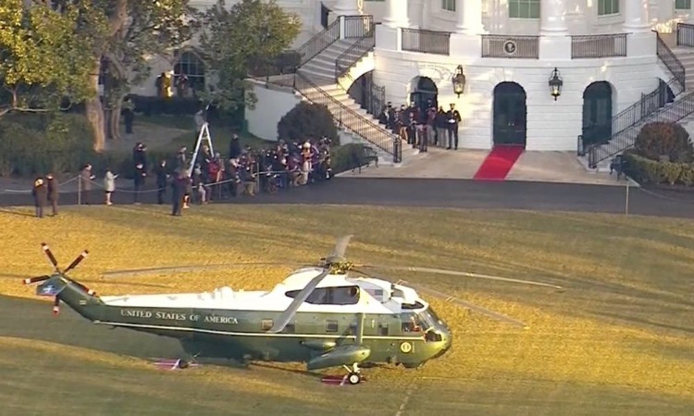 Todo preparado para que Trump abandone la Casa Blanca