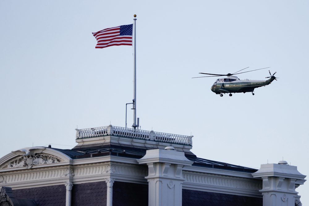 Donald Trump abandona la Casa Blanca